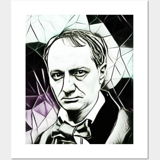 Charles Baudelaire Black and White Portrait | Charles Baudelaire Artwork 3 Posters and Art